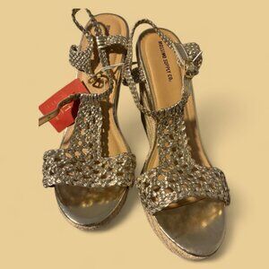 Gold Wedge Shoe by Mossimo Supply Collection - Size 11